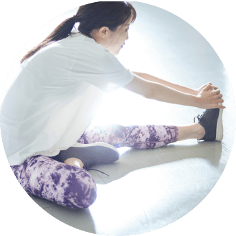 身体が硬いと 感じている方